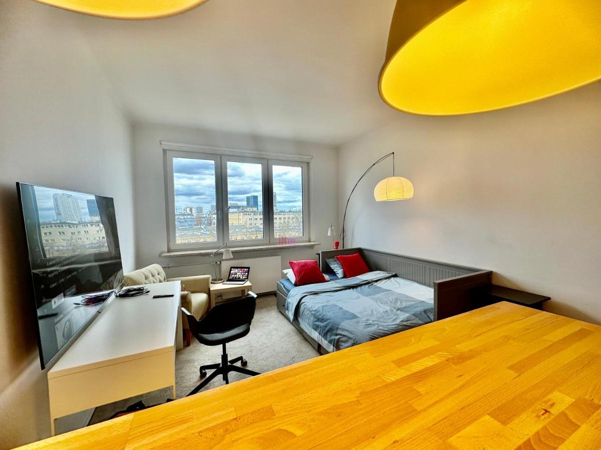 Apartamento Super Beauty Metro Wifi 65'Tv Netflix Hbo Appletv+ Varsovia Exterior foto