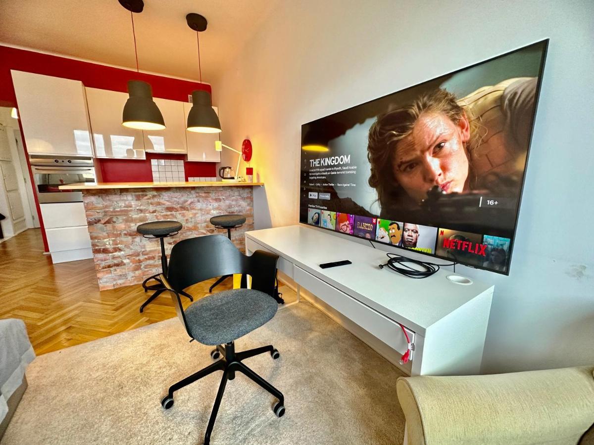 Apartamento Super Beauty Metro Wifi 65'Tv Netflix Hbo Appletv+ Varsovia Exterior foto