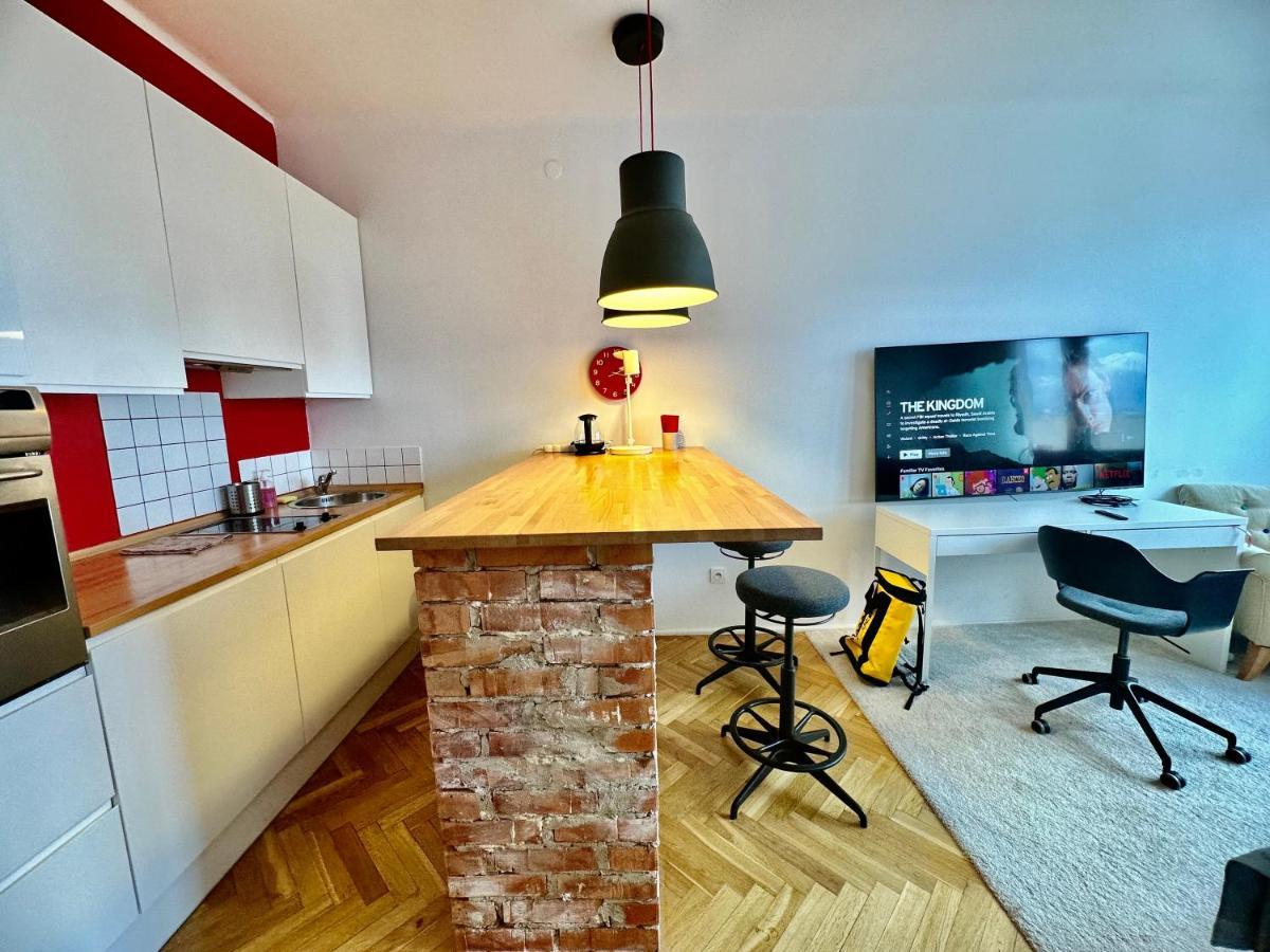 Apartamento Super Beauty Metro Wifi 65'Tv Netflix Hbo Appletv+ Varsovia Exterior foto